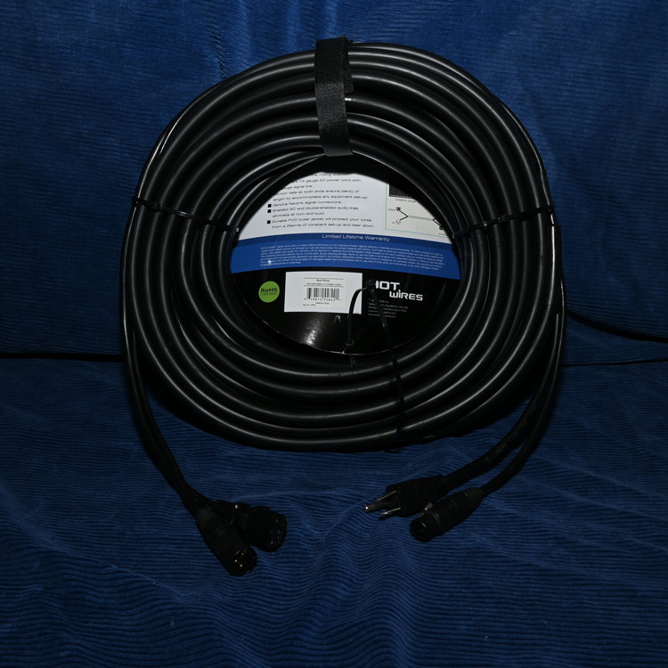 Hot Wires MP XLR and Power Cable Combo 75 foot