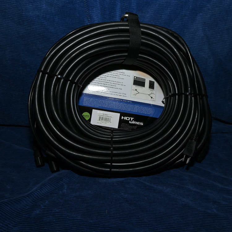 Hot Wires MP XLR and Power Cable Combo 100 foot