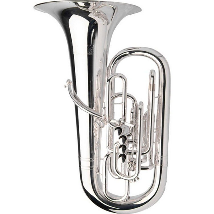 Adams C 6/4 Tuba, Silver