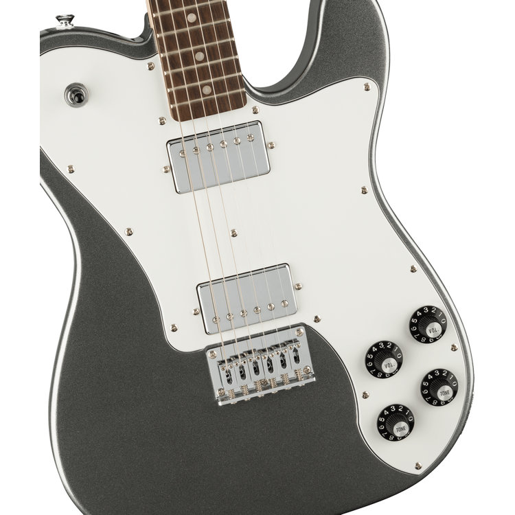 Squier Affinity Series Charcoal Frost Metallic Telecaster Deluxe