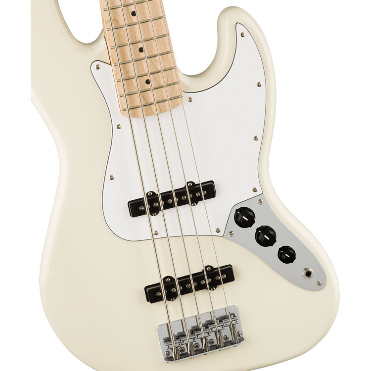 Squier Affinity Series Olympic White Jazz Bass V