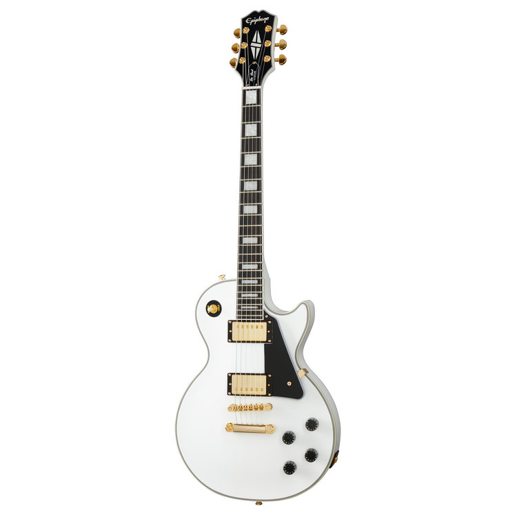 Epiphone Les Paul Custom Alpine White Incl. Premium Gig Bag