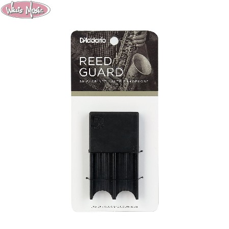 D%27Addario Woodwinds Reed Guard for Clarinet and Saxophone, Black