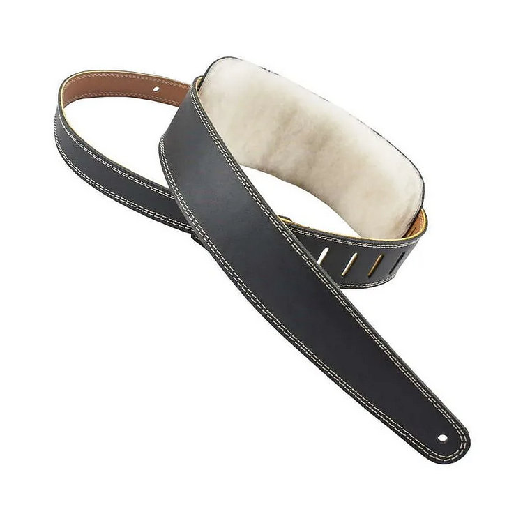 Henry Heller Peru 3in Wool Lined Shoulder Padded Strap Black