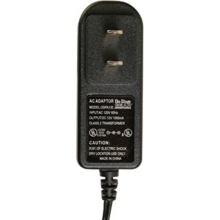 On Stage Power Adapter 12 Volt 1 Amp