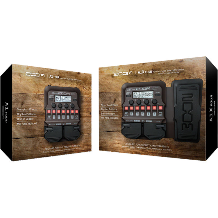 Zoom A1X FOUR | ACOUSTIC MULTI-EFFECTS WITH EXPRESSION PEDAL