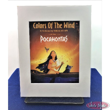 Colors of the Wind  Pocahontas Matted Sheet Music