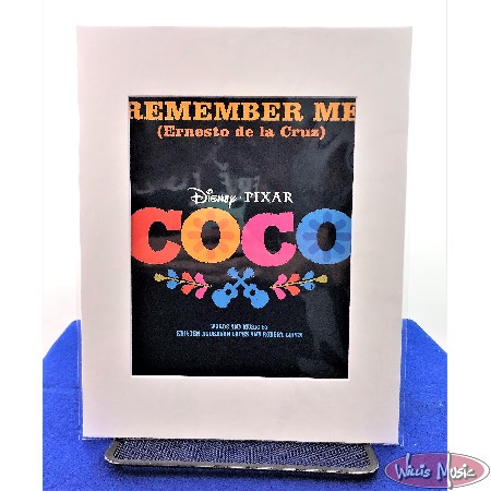 Remember Me From Coco Matted Sheet Music