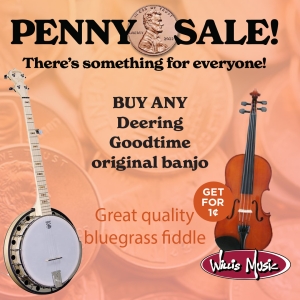 penny deal banjo and violin