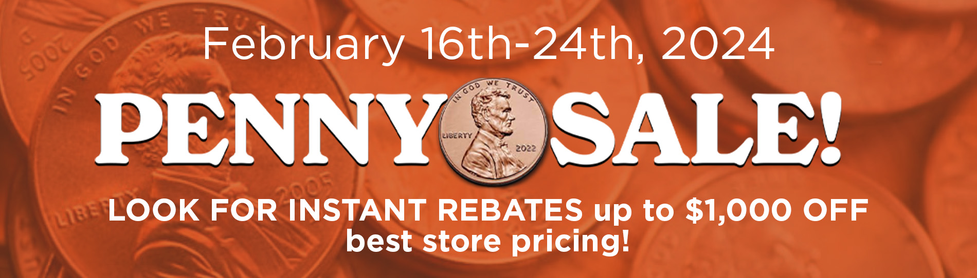 Penny sale banner